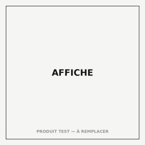 Affiche test (exemple)